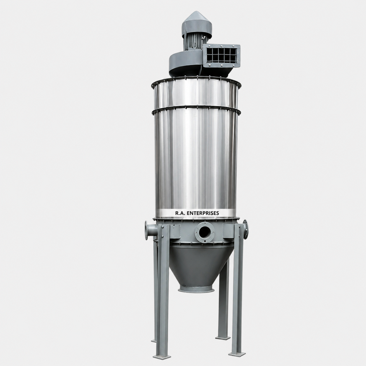 14-filter ground-mounted silo dust collector by R.A. Enterprises