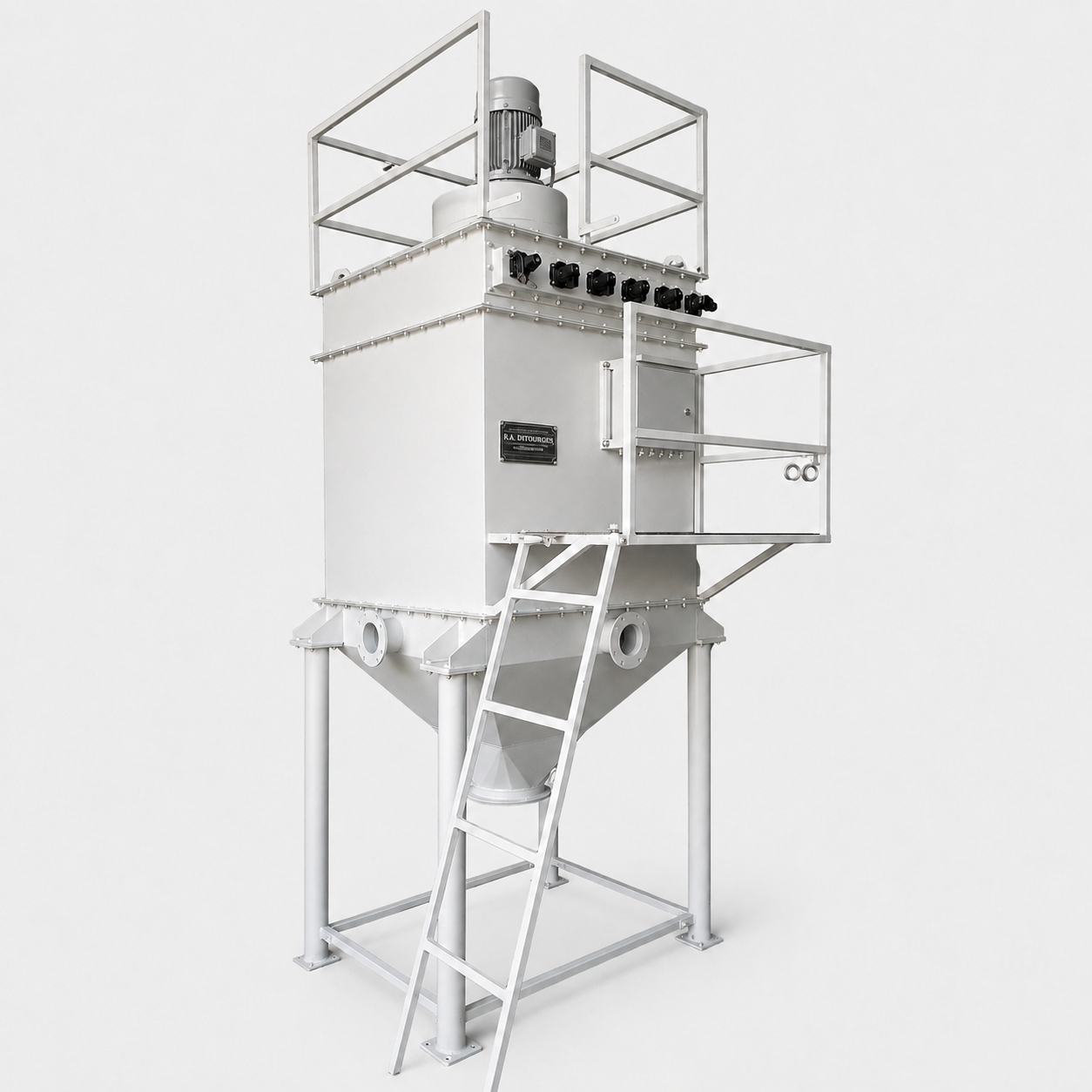 36-filter centralized ground-mounted dust collector